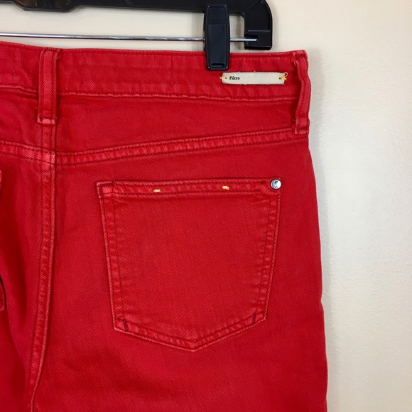 Pilcro and the Letterpress Red Stet Jeans sz 29 - Picture 5 of 8
